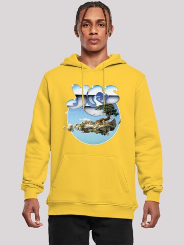 Sweat-shirt 'Yes Chrome Island' F4NT4STIC en jaune : devant