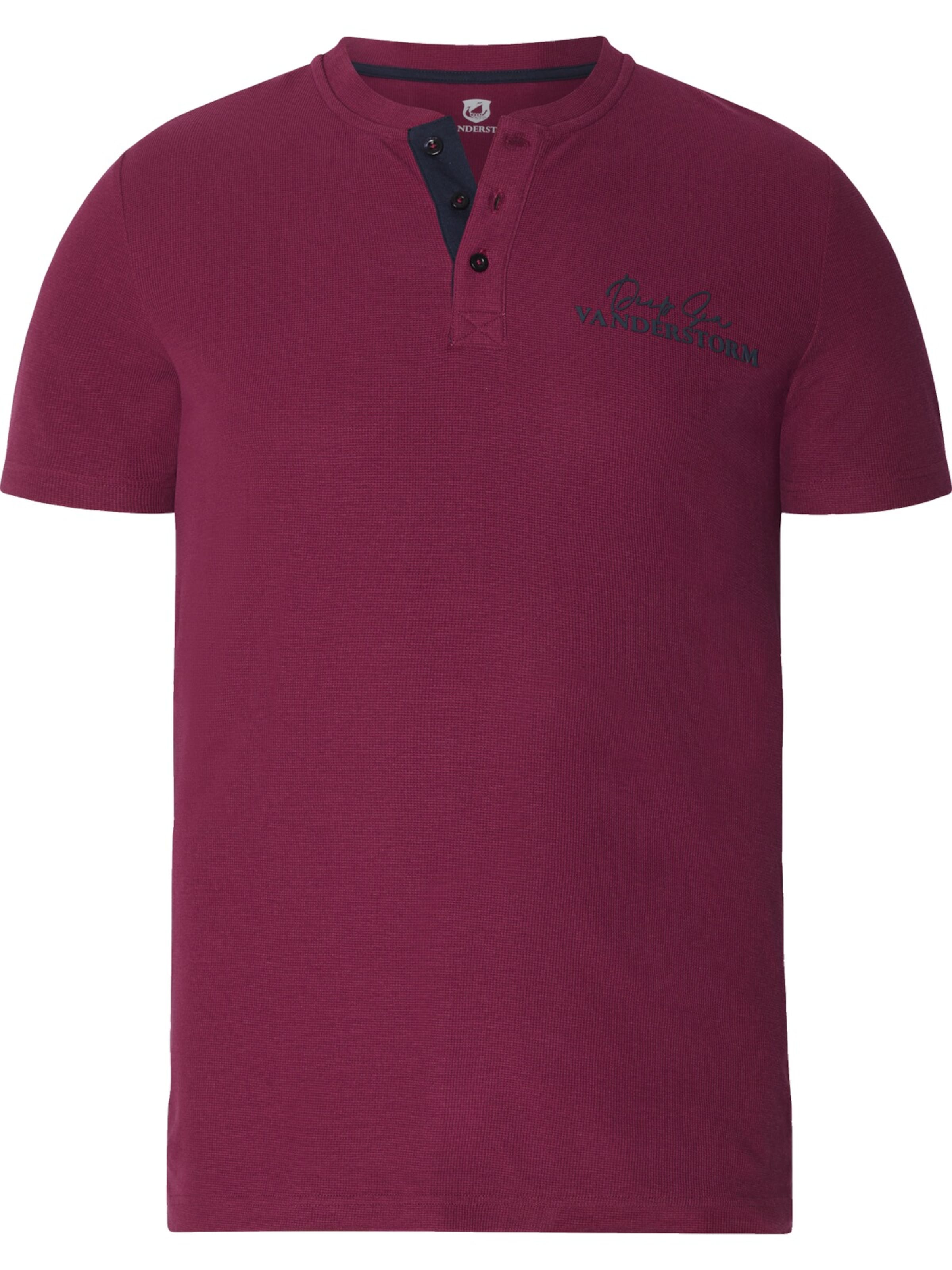 Jan Vanderstorm T-Shirt 'Gortan' in Rot: Vorderseite