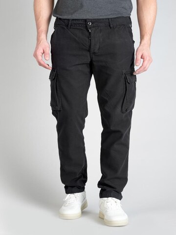 Le Temps Des Cerises Regular Hose 'Sami' in Schwarz: Vorderseite