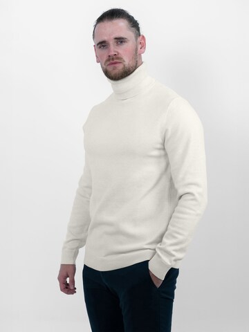 Vercate Sweater 'No. 17' in White: front