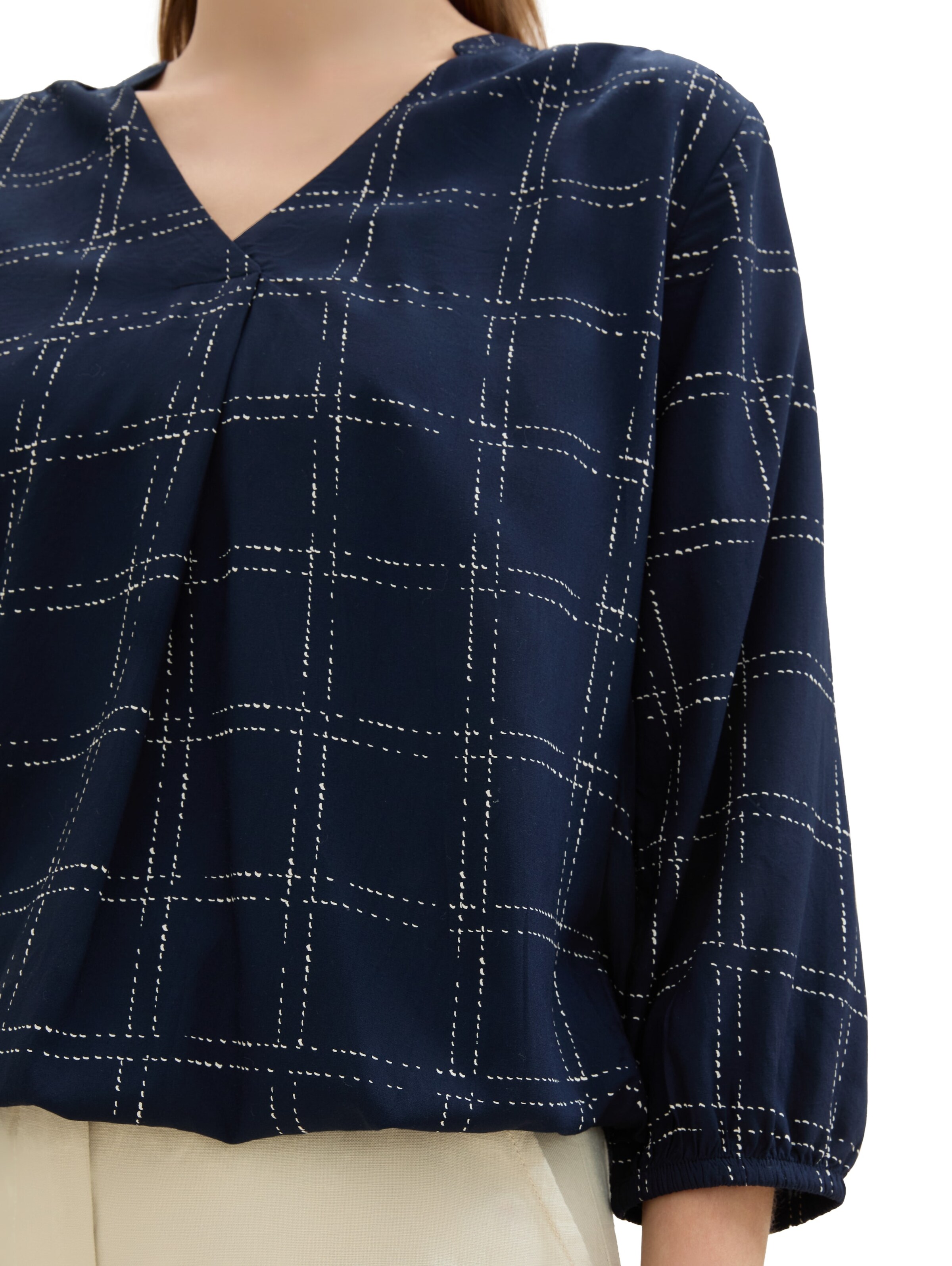 TOM TAILOR Blouse in Blue