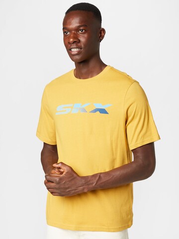 SKECHERS Performance Shirt in Yellow: front