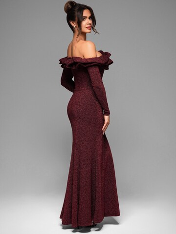 Ombre - Vestido de noche en rojo