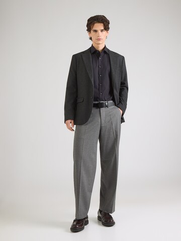 Michael Kors Slim Fit Hemd in Schwarz