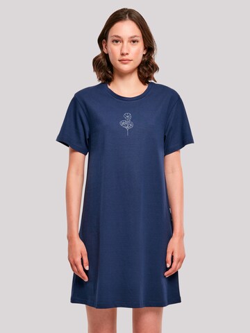 Robe 'Line Art Flower' F4NT4STIC en bleu : devant