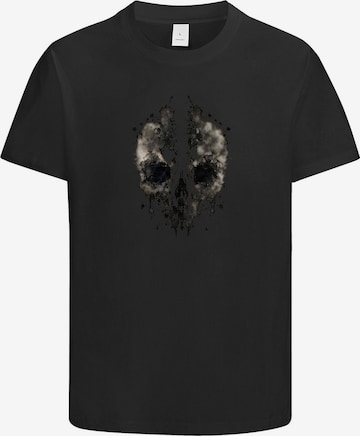 HUSKSWARE Shirt 'Grafik' in Schwarz: Vorderseite