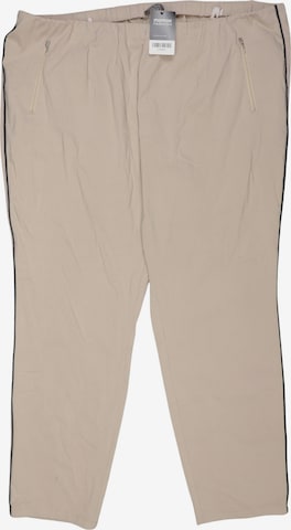 Ulla Popken Stoffhose 7XL in Beige: Vorderseite
