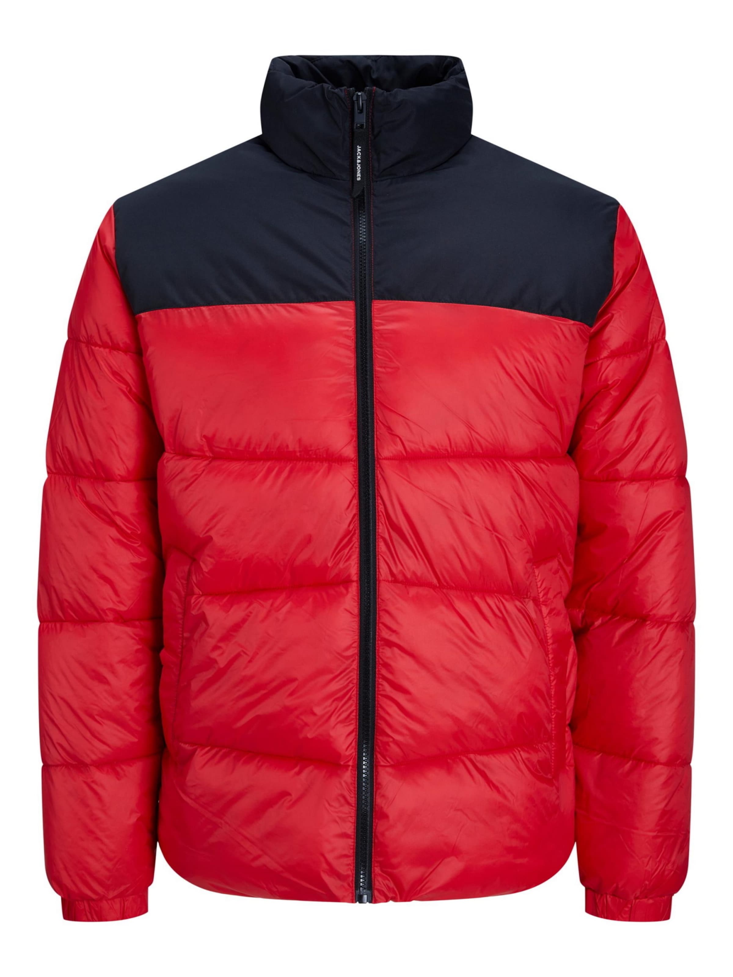 JACK & JONES Talvitakki 'Chili' värissä punainen: etupuoli