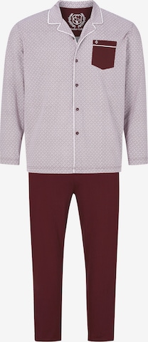 Charles Colby Long Pajamas ' Lord Koloman ' in Red: front