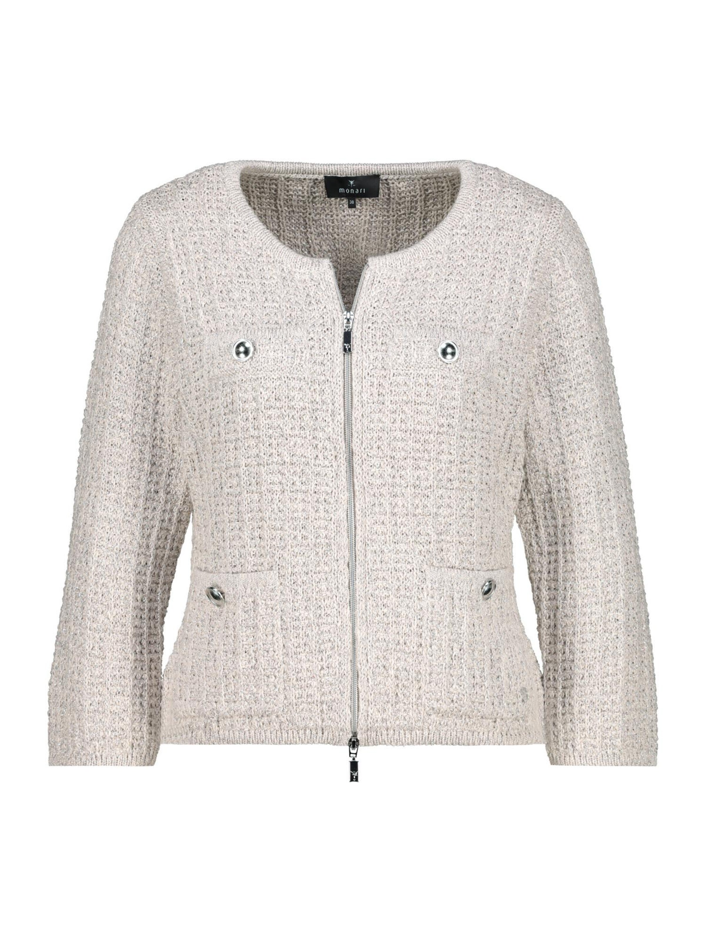 monari Strickjacke in Beige: Vorderseite