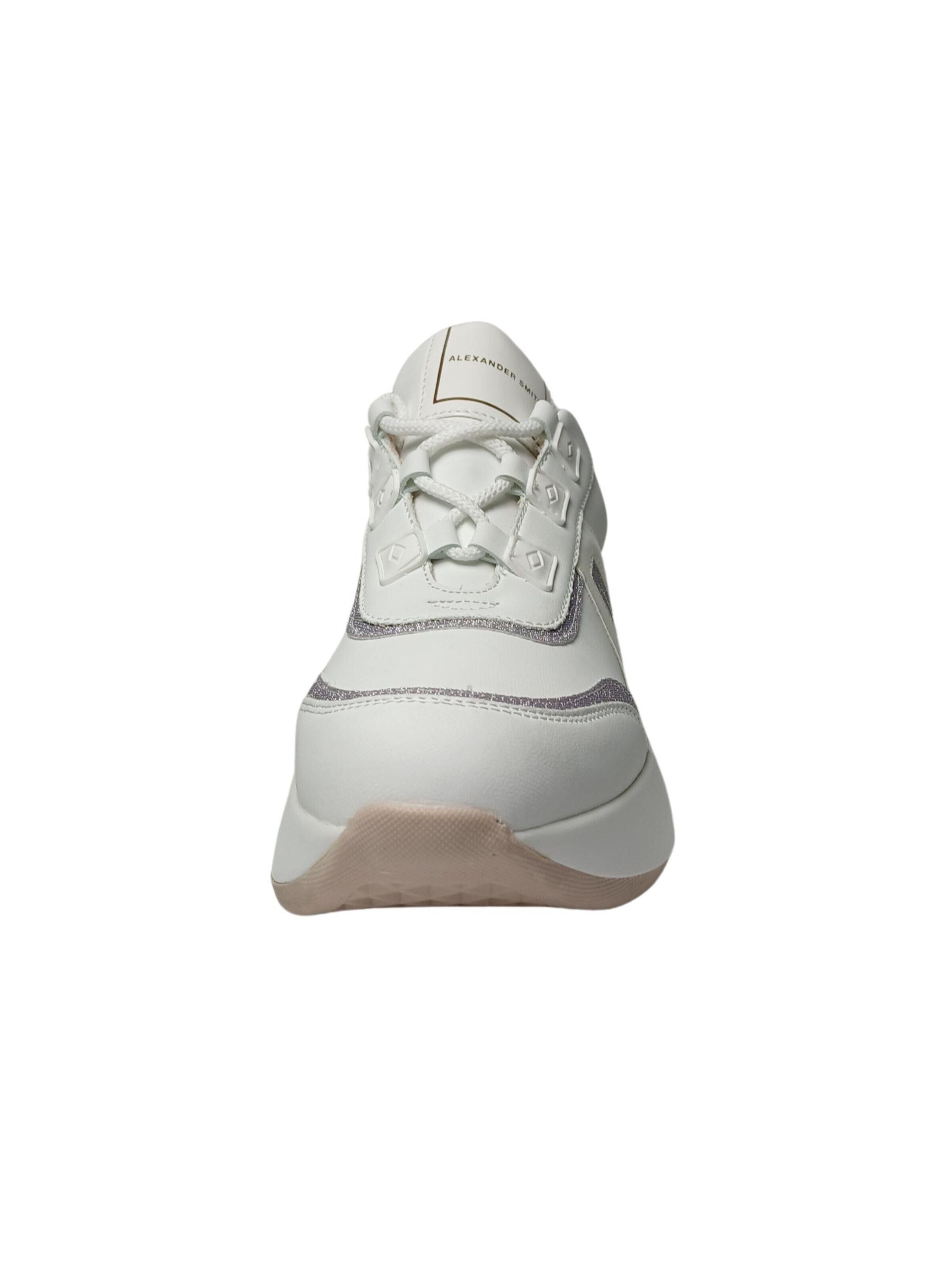 Baskets basses Alexander Smith en blanc