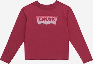 Levi's Kids Shirt in Rood: voorkant