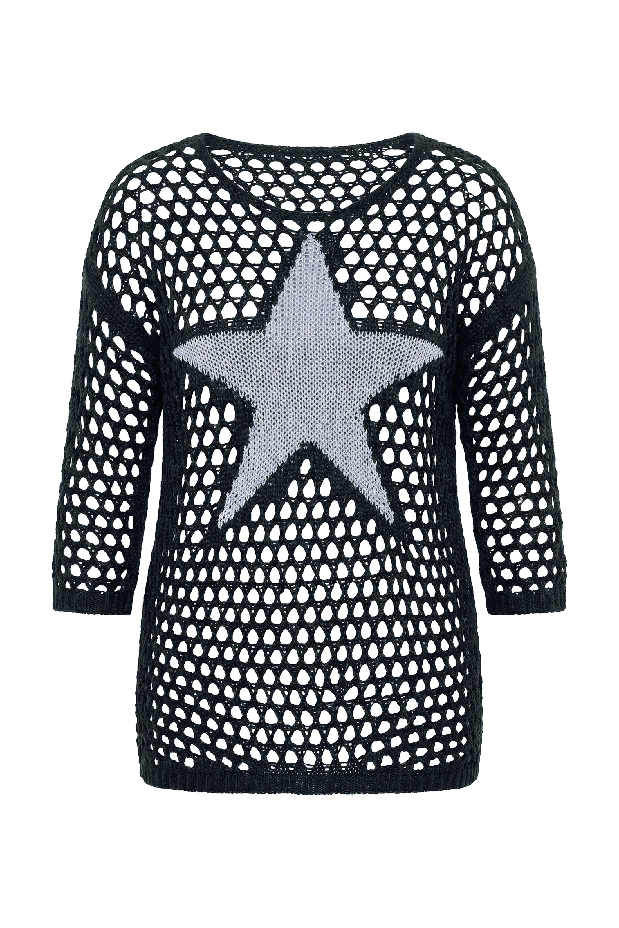 Angel of Style Pullover in Schwarz: Vorderseite
