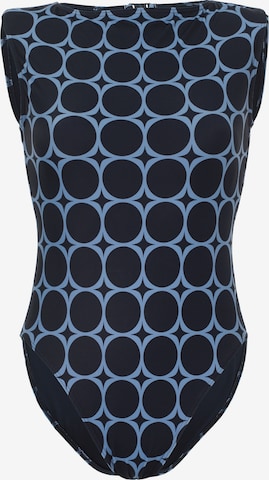 VIVIDBustier Jednodijelni kupaći kostim - plava boja: prednji dio