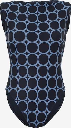 VIVID Badeanzug in hellblau / dunkelblau, Produktansicht