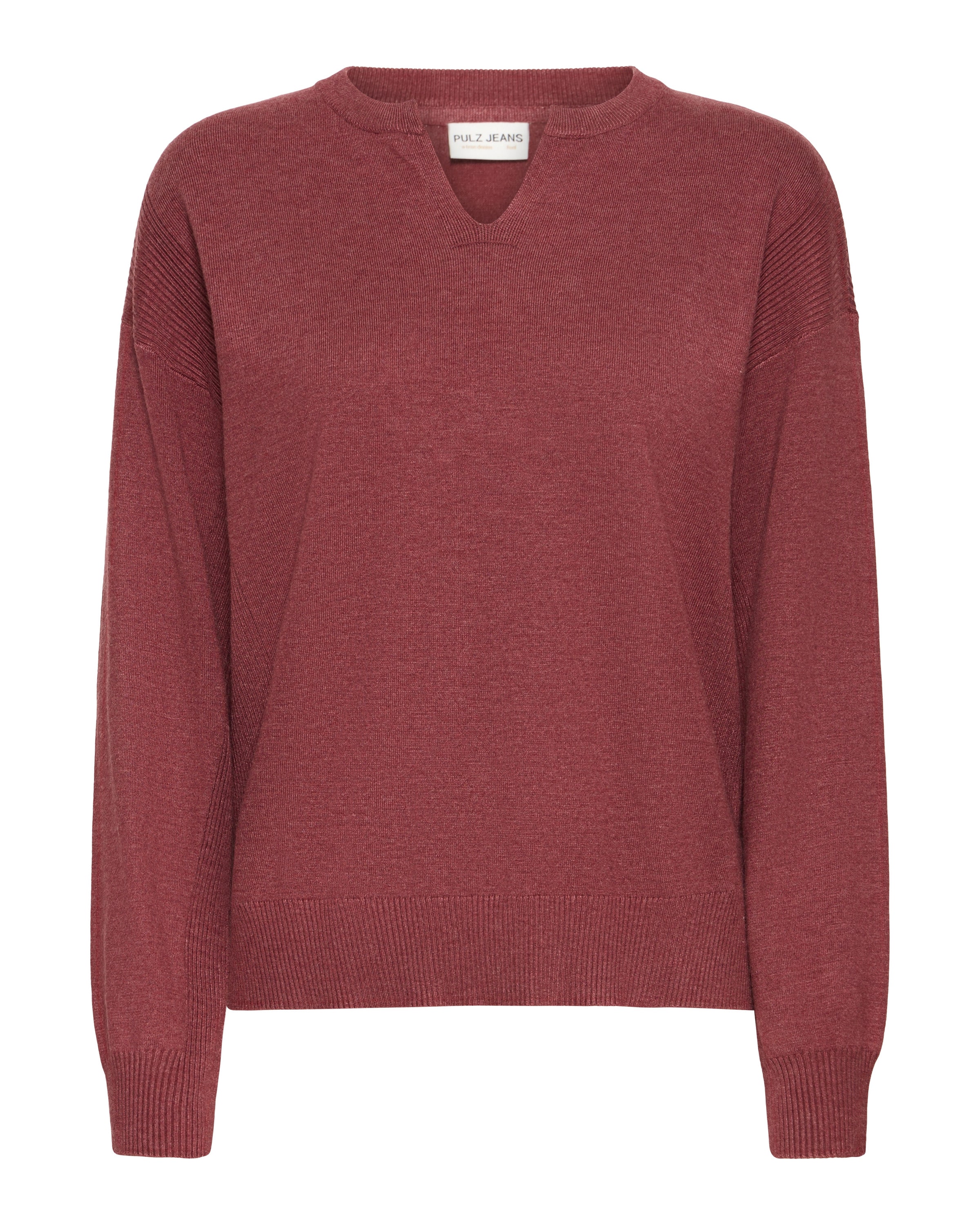 Pulz Trui 'PZSara' in Rood: voorkant