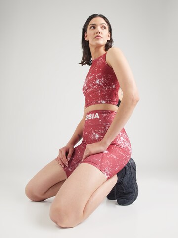 NEBBIA Скинни Спортивные штаны 'HAMMIES 615' в Красный