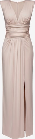 Ombre Avondjurk in Beige: voorkant