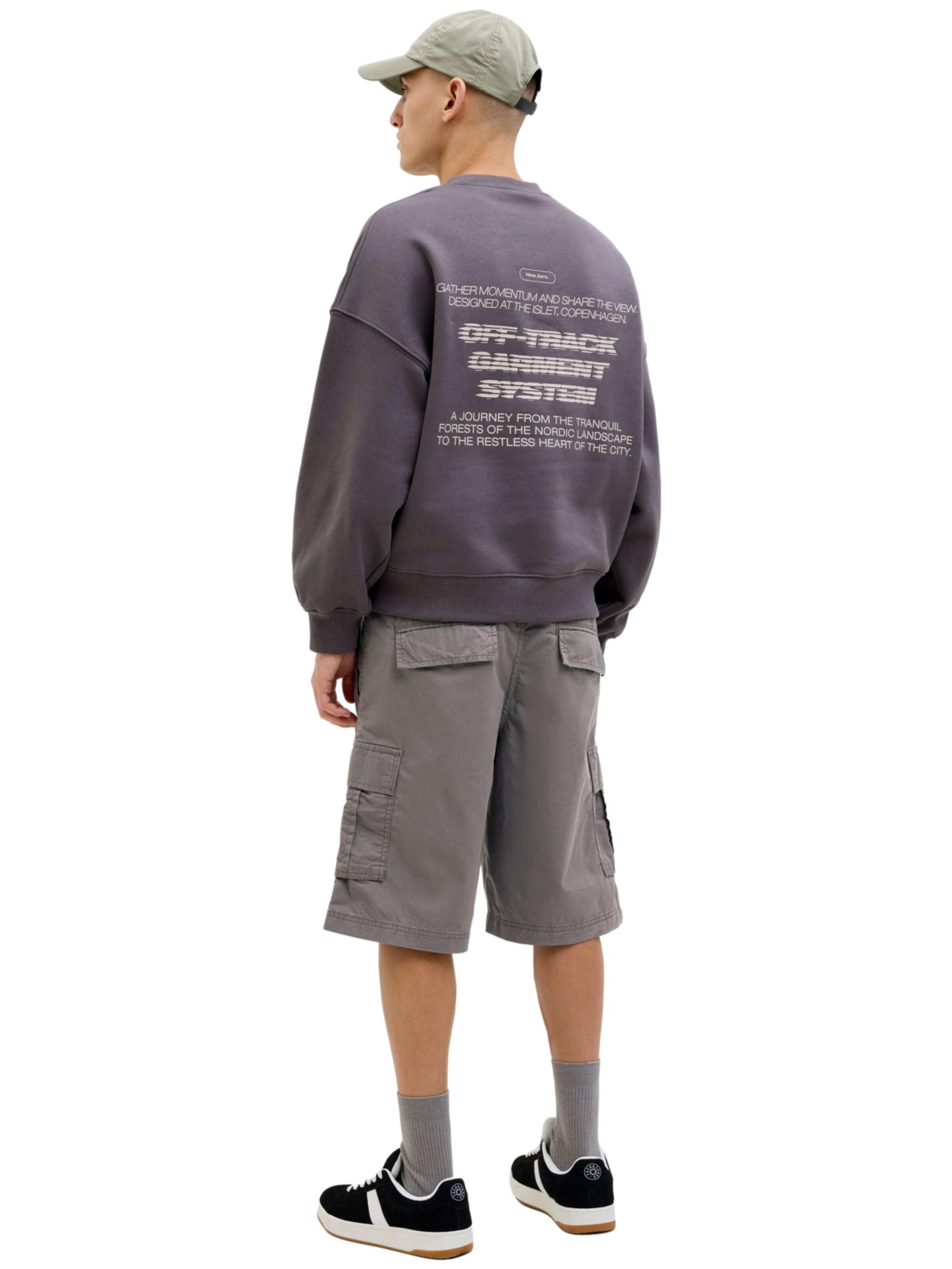 JACK & JONES Regular Cargobroek 'Cole Mateo' in Zwart