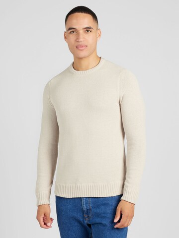 Only & Sons - Pullover 'Ese' em bege: frente