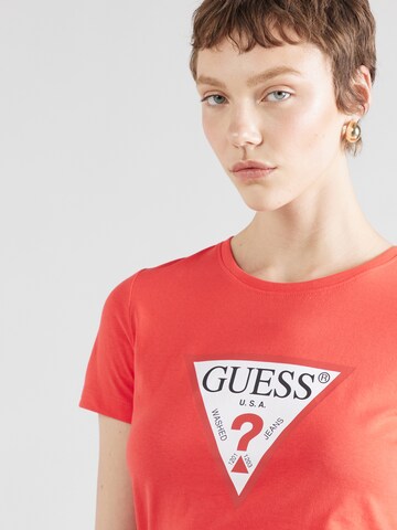 GUESS - Camisa em vermelho