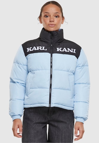 Veste d’hiver Karl Kani en bleu : devant