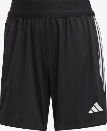 ADIDAS PERFORMANCE Regular Workout Pants 'Tiro 23 League ' in Black: front