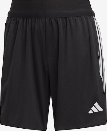 ADIDAS PERFORMANCE Regular Workout Pants 'Tiro 23 League ' in Black: front