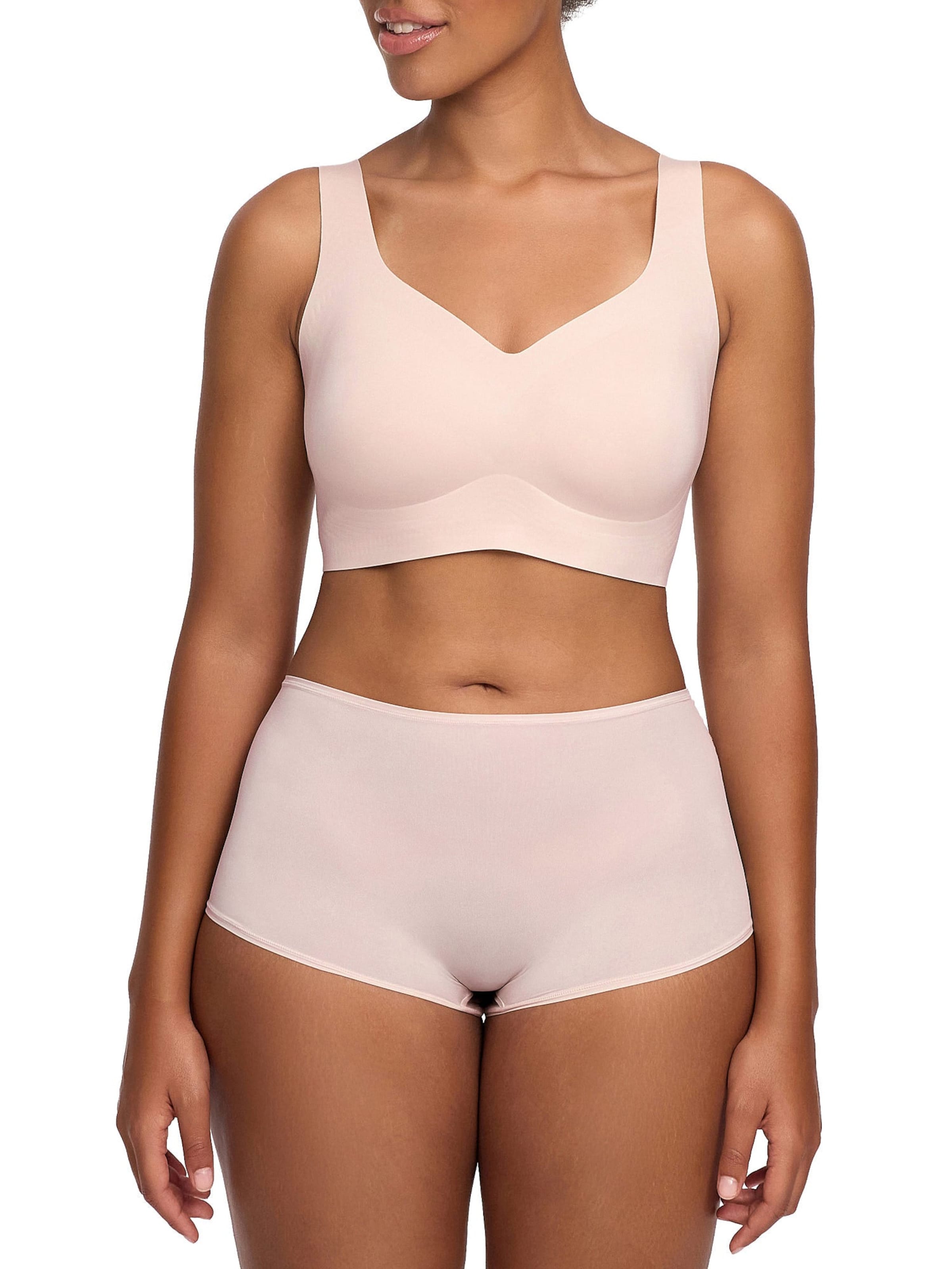 cfab by creamy fabrics Minimizer 'Comfort Minimizer Back Support BH' in Roze: voorkant