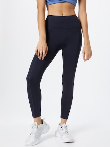 Bally Skinny Sportbroek in Blauw: voorkant