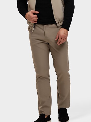 Richesse Regular Chino 'ESSENTIALS SMARTS PANTS CAMEL' in Beige