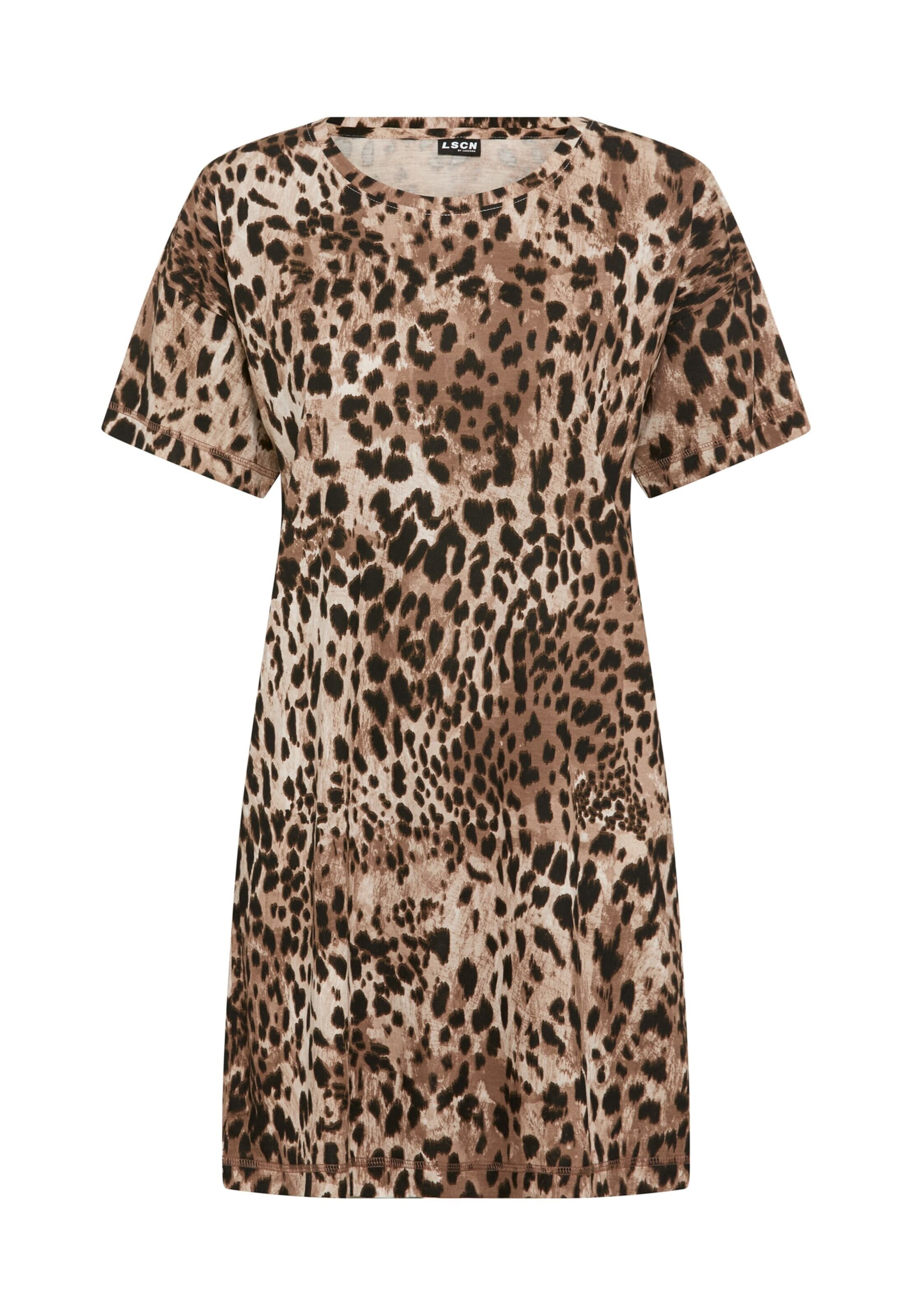 LSCN by LASCANA - Camisola de pijama em castanho: frente