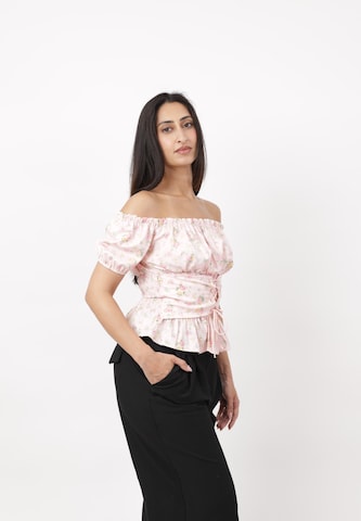 Elara Blouse in Roze