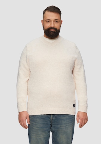 s.Oliver Trui in Beige: voorkant