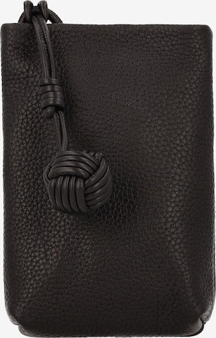 faina Pouch in Black: front