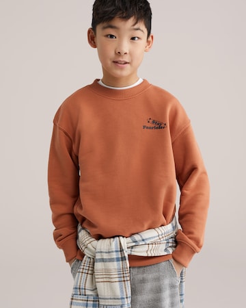 WE Fashion Sweatshirt i orange: framsida