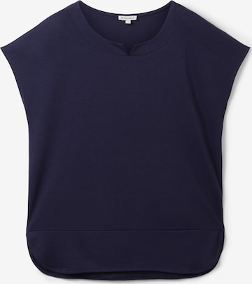 T-shirt TOM TAILOR en bleu : devant