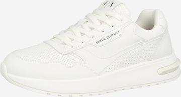 ARMANI EXCHANGE Sneakers laag 'DUSSELDORF' in Wit: voorkant