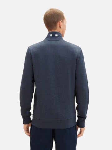 TOM TAILOR Sweat jacket in Blue