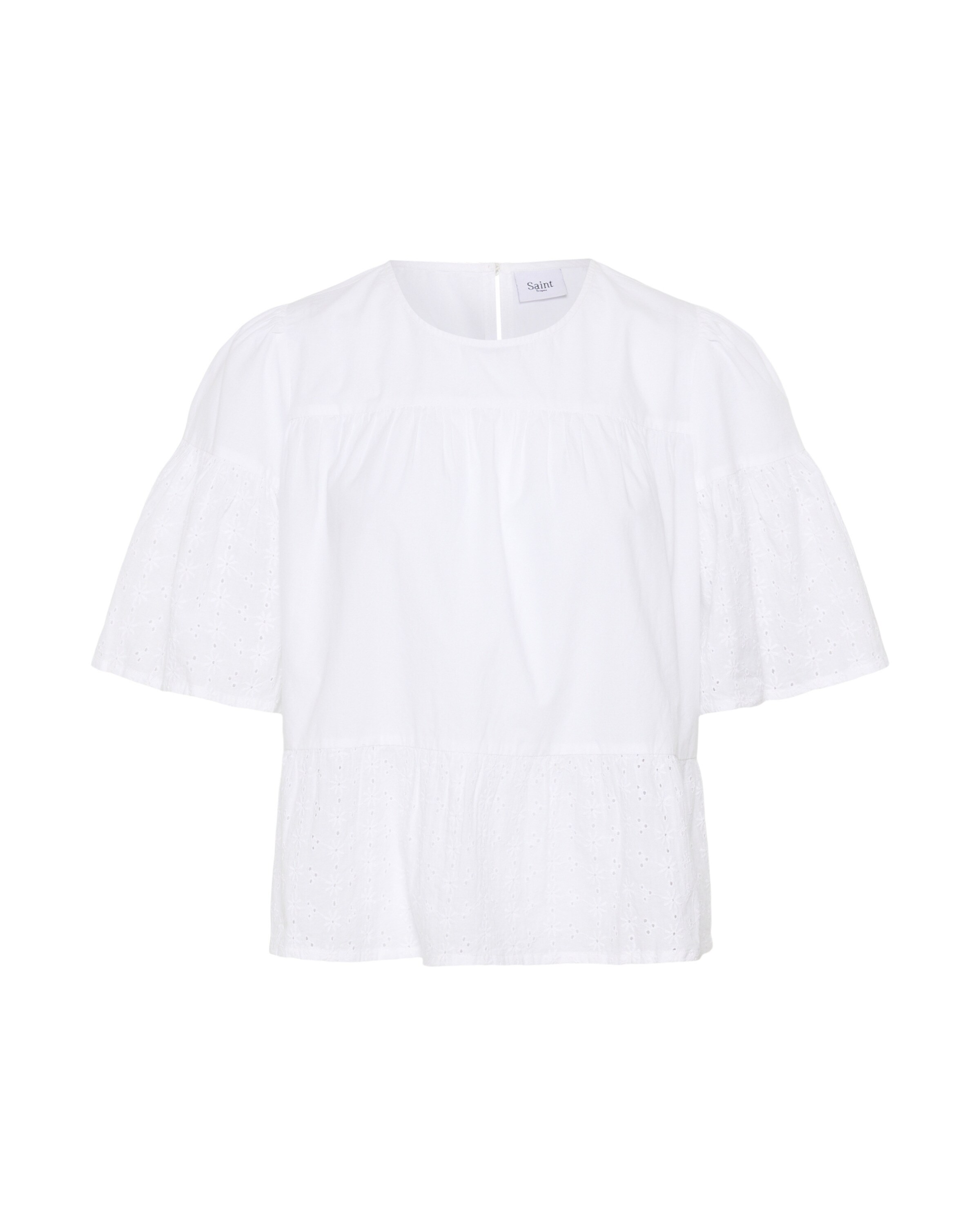 SAINT TROPEZ Bluse 'Suzannet' in Weiß: Vorderseite