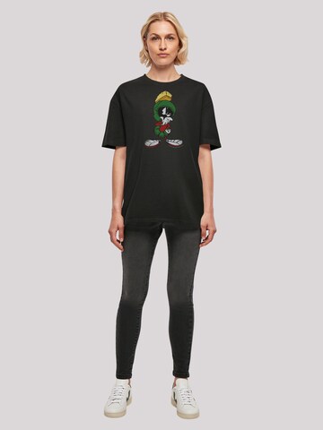 F4NT4STIC T-Shirt 'Marvin The Martian Pose' in Schwarz