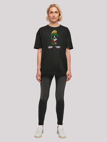 F4NT4STIC Oversized shirt 'Marvin The Martian Pose' in Zwart