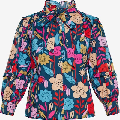 FELIPA Bluza 'Fashion Look' u bež / morsko plava / azur / crvena, Pregled proizvoda