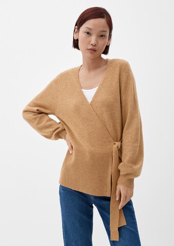 Cardigan s.Oliver en marron : devant