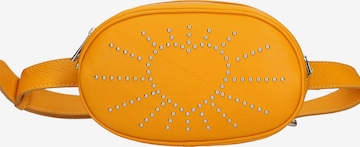 Marsupio 'Marsupio Donna Pelle Sauvage Borchie Elysa - Made in Italy' di Gave Lux in giallo: frontale