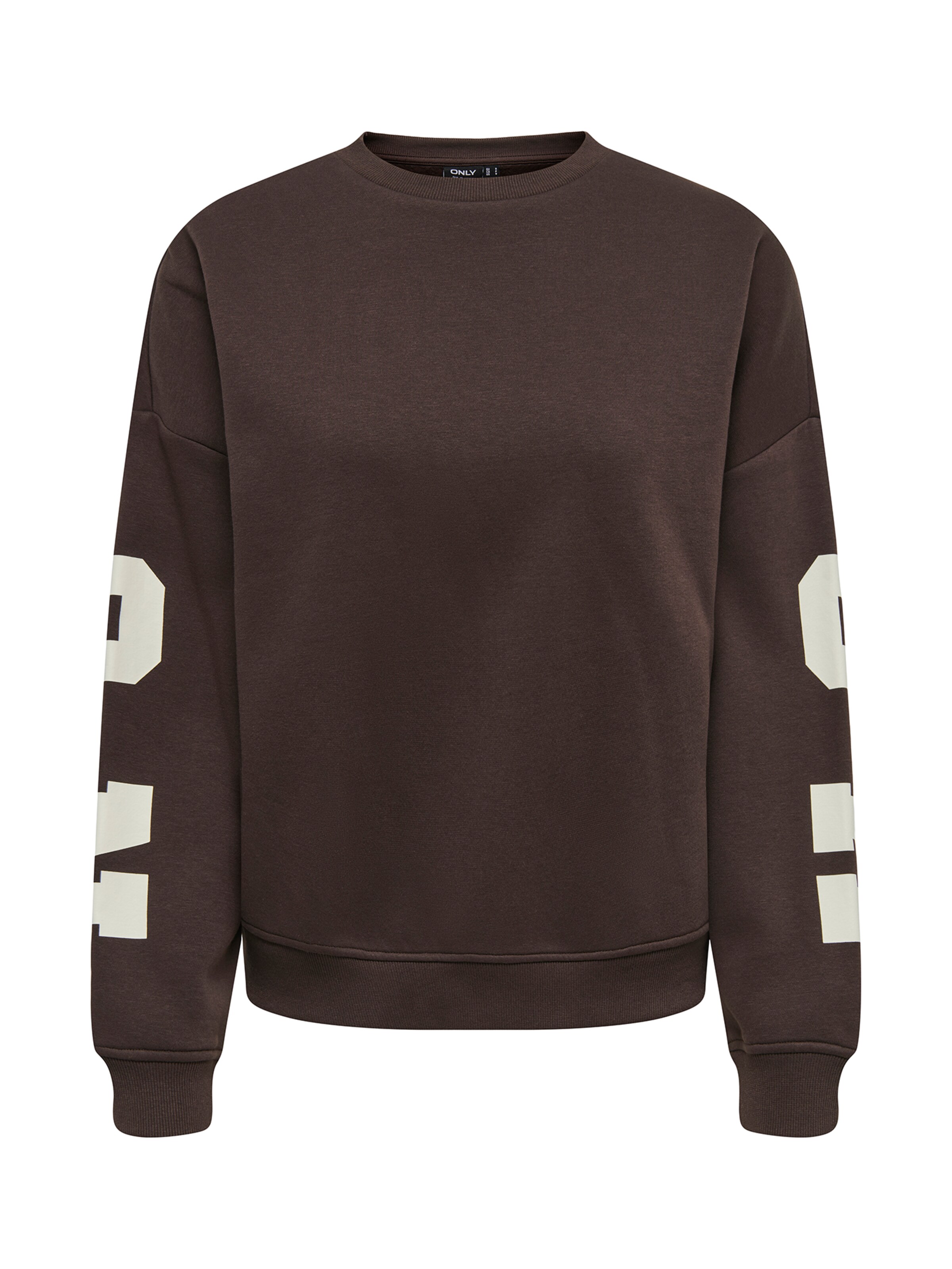 ONLY Sweatshirt in Braun: Vorderseite