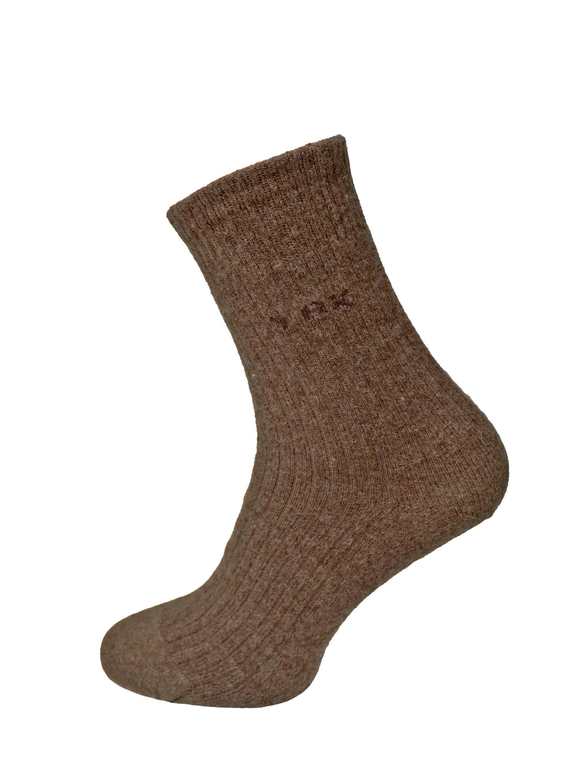 HomeOfSocks Socken 'HOS1006'‌‌‌‌ in Braun: Vorderseite