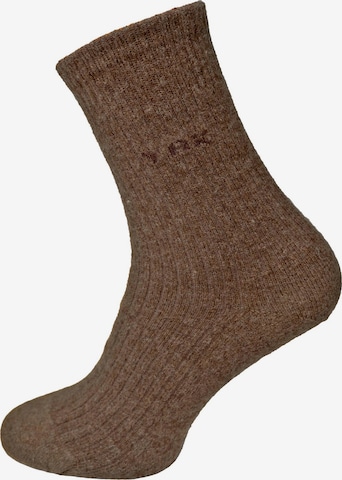 HomeOfSocks Socken 'HOS1006' in Braun: Vorderseite