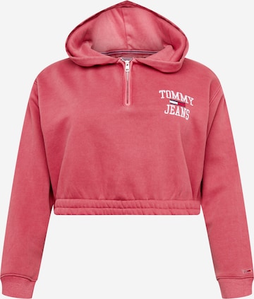 Tommy Jeans Curve Sweatshirt in Red: front