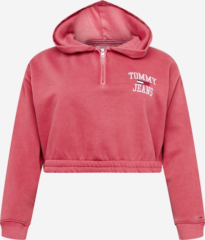 Tommy Jeans Curve Sweatshirt in navy / rot / melone / weiß, Produktansicht